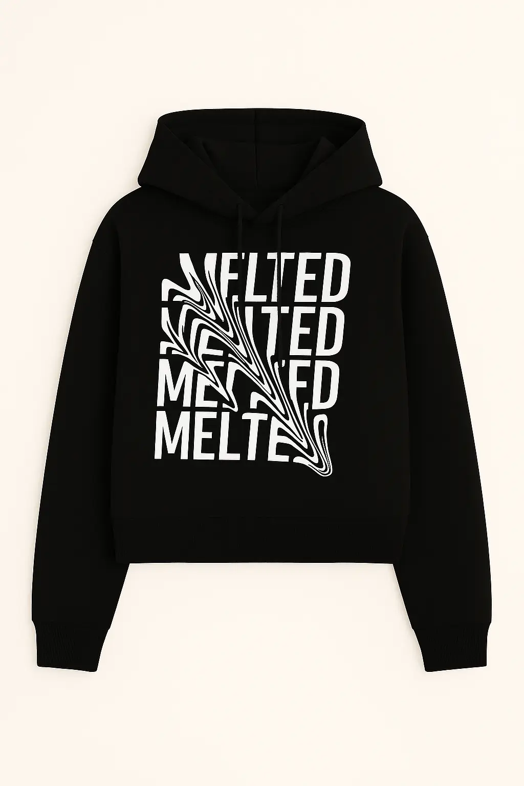 Melted Print Hoodie